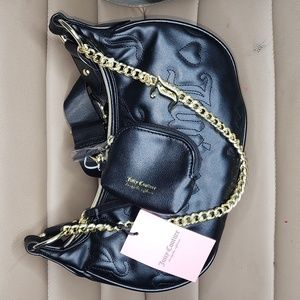 Juicy couture hall moon xbody bag in black